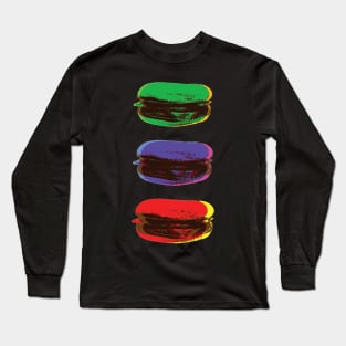 Trashy Pop Art Burger Pop Art Long Sleeve T-Shirt